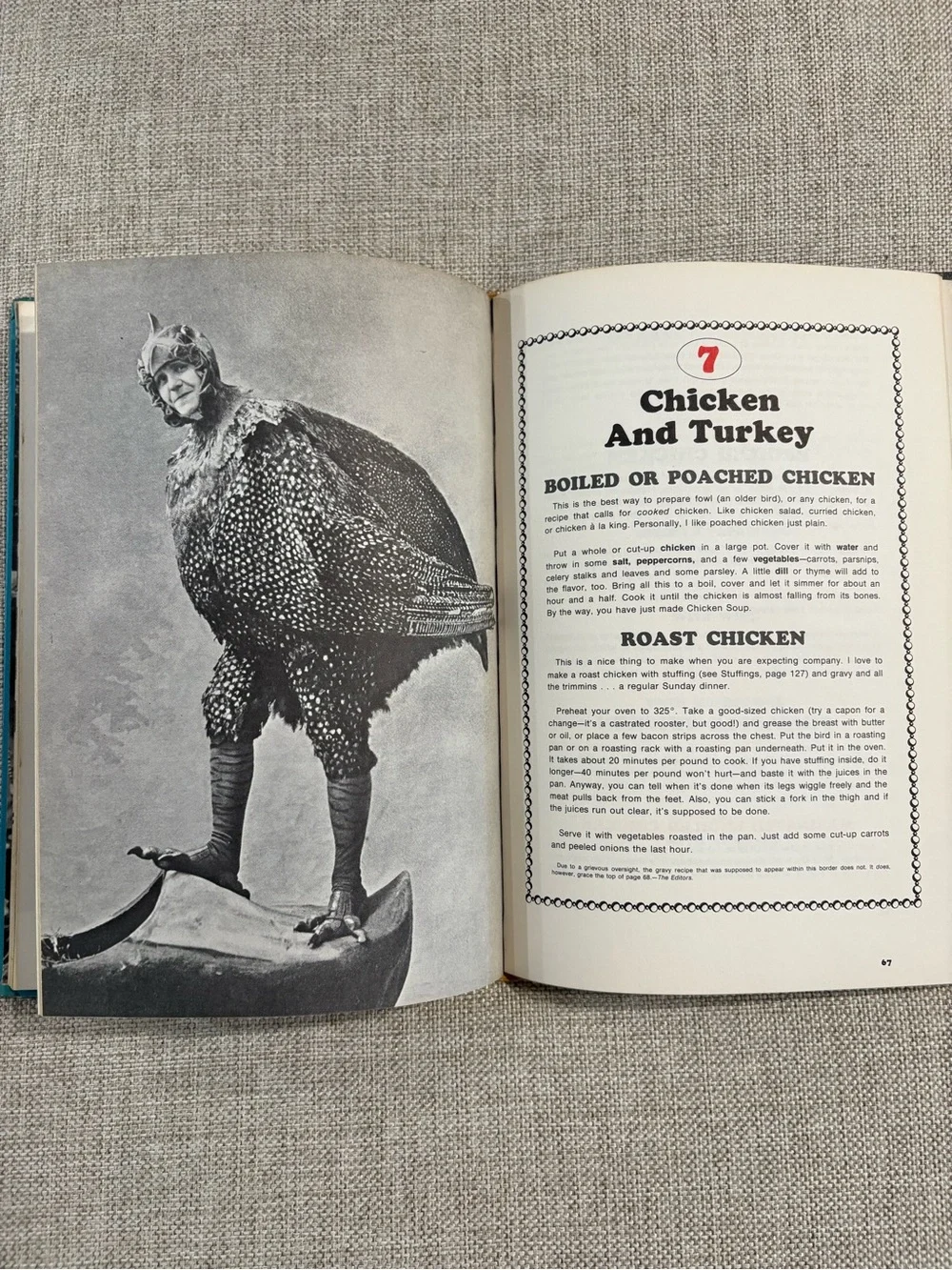 Alice’s Restaurant Cookbook Alice May Brock HC Vintage